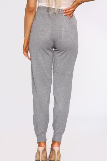 Legging GRIS en tricot doux 3