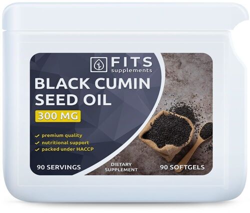 Black Cumin Oil 300mg 90 softgels