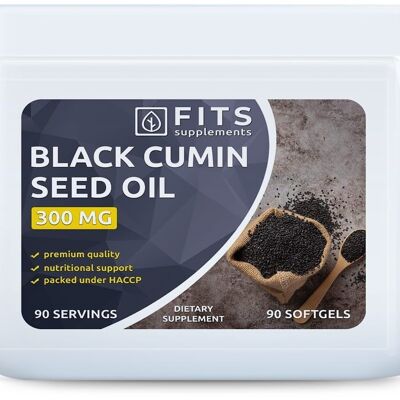 Black Cumin Oil 300mg 90 softgels