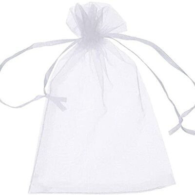 White organza bag