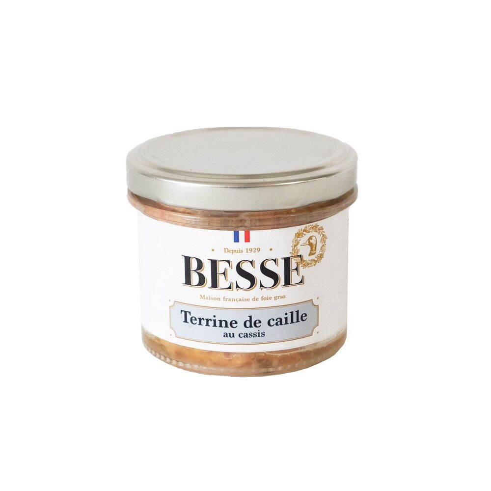 Wachtelterrine mit schwarzer Johannisbeere