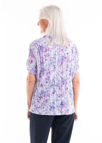 Adaptawear Bundle - 2 chemises à manches courtes Janie avec soulagement de la TVA en Velcro 4