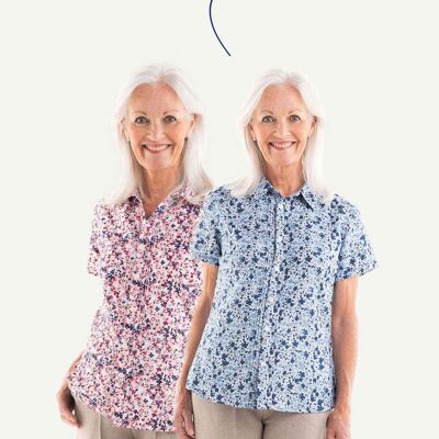 Pacchetto Adaptawear - 2 X Annie Camicia a maniche corte con velcro IVA agevolata