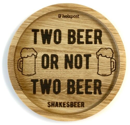 Untersetzer "Two Beer"