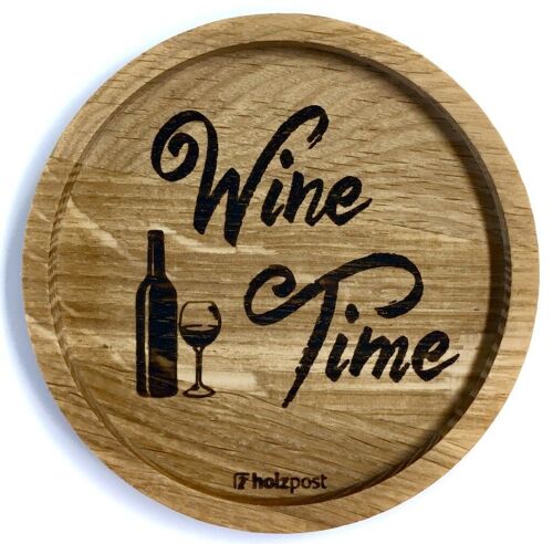 Untersetzer "Wine Time"