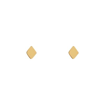 Stud earrings diamond - gold