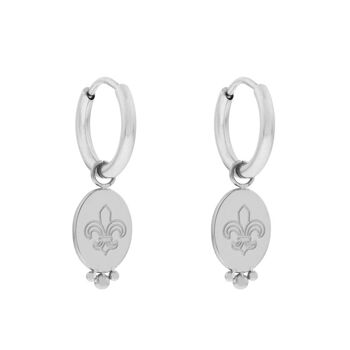 BOUCLES D'OREILLES ÉPÉE MINIMALISTE - ARGENT