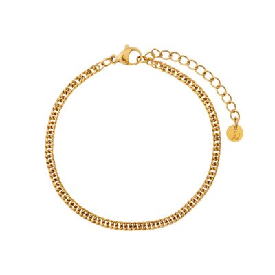 Anklet basic chain - gold