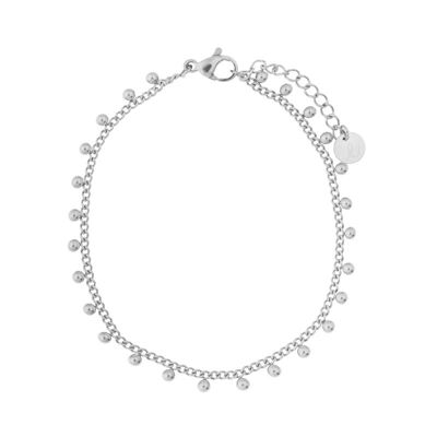 TOBILLERA LUNARES - PLATA