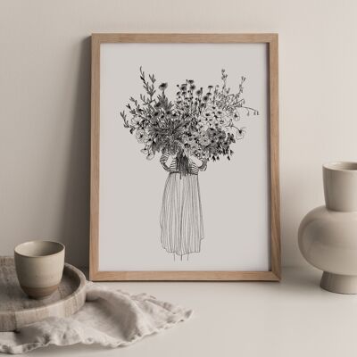 Oh mio bouquet, poster A4