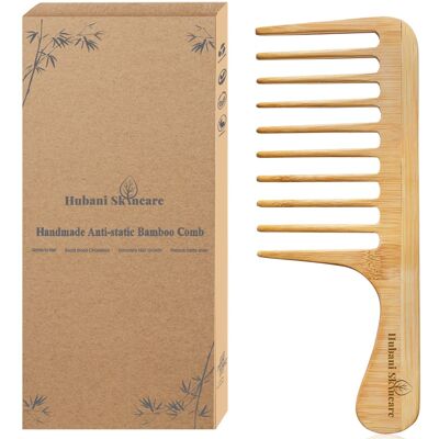 Anti-static Handmade Bamboo Comb *Free Limited Comb Bag*