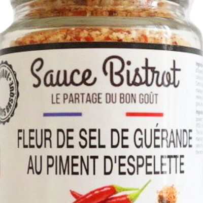 Fleur de sel with Espelette pepper A sweet and fine flavor