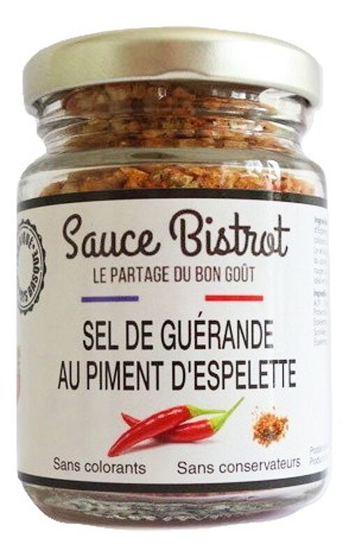 Sel gros au piment d'Espelette Un croquant en bouche