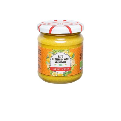 BIO Pâte de Citron Confit au Gingembre 210 g