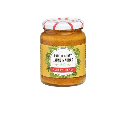 BIO Pâte de Curry Jaune Madras 85 g