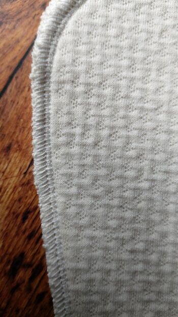 Inserts absorbants en coton biologique Zorb® avec SILVADUR® antimicrobien pour couches lavables. 2