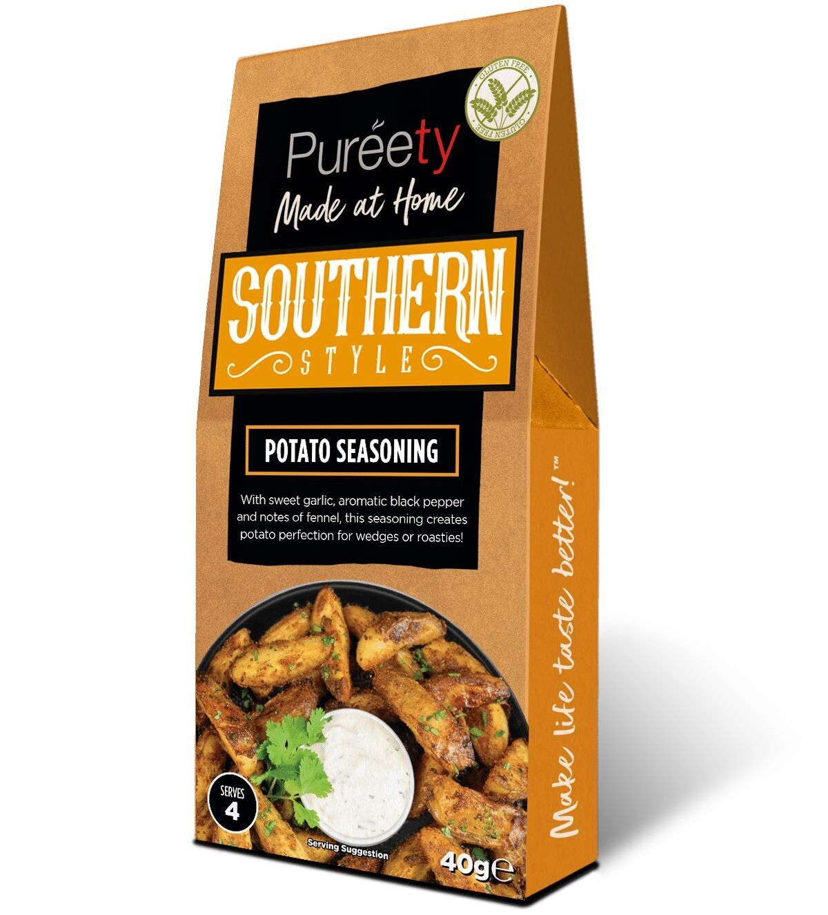 Pureety Condimento per patate in stile meridionale senza glutine 40 g