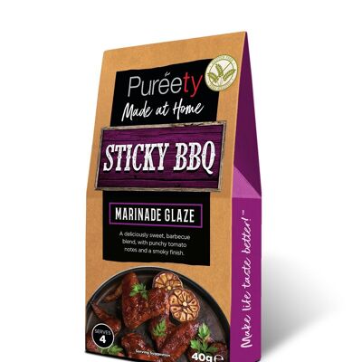 Pureety Glassa per barbecue appiccicosa SENZA GLUTINE 40g