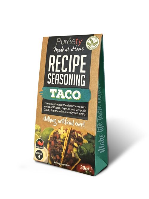 Pureety GLUTEN FREE Taco Seasoning  30g
