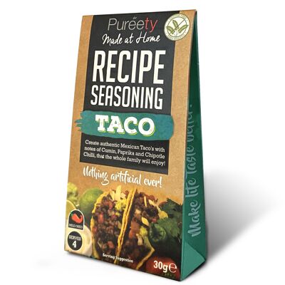 Pureety GLUTEN FREE Taco Seasoning  30g
