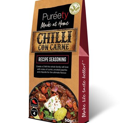 Pureety GLUTEN FREE Chilli Con Carne Recipe Seasoning  50g