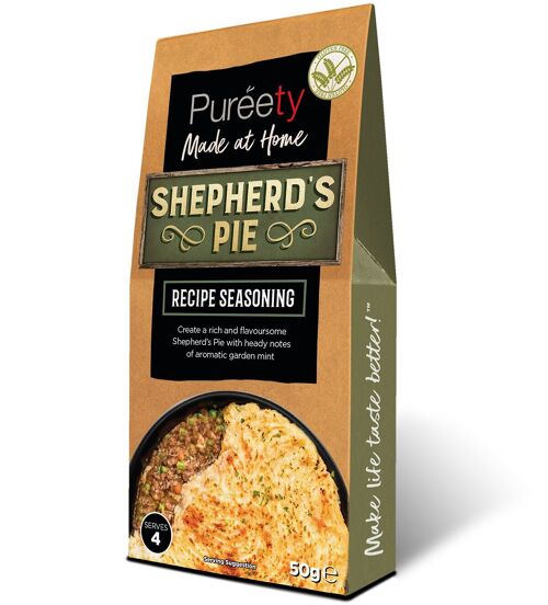 Pureety GLUTEN FREE Shepherds Pie Recipe Seasoning  50g
