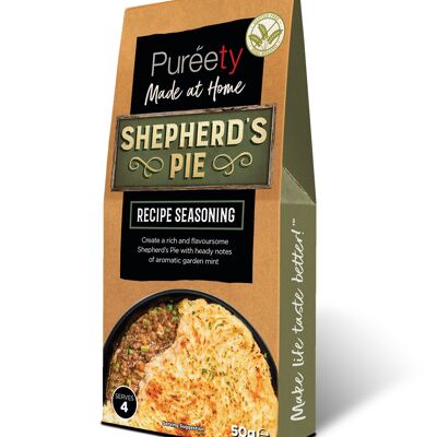Pureety SIN GLUTEN Shepherds Pie Receta Condimento 50g