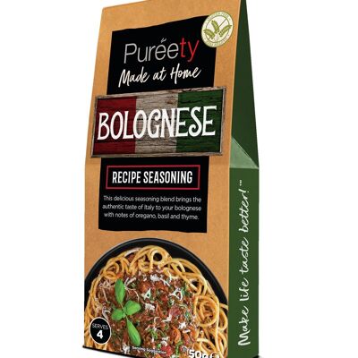 Pureety GLUTEN FREE Bolognese Recipe Seasoning  50g