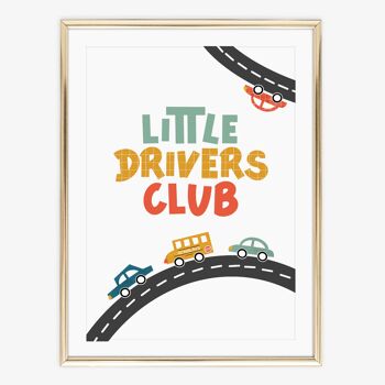 Affiche 'Club des petits chauffeurs' - DIN A4 2