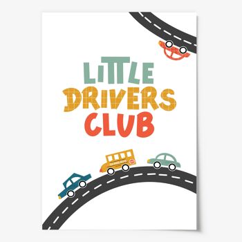 Affiche 'Club des petits chauffeurs' - DIN A4 3