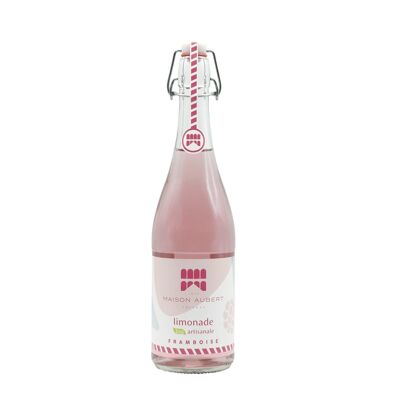 Artisanal and ORGANIC Lemonade: Raspberry 75 cl