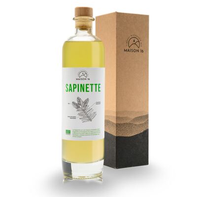Organic SAPINETTE in cocktail or digestive - 50 cl + case - Fir liqueur