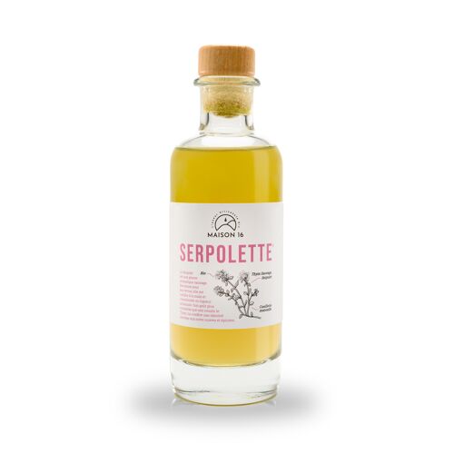 SERPOLETTE bio en cocktail ou digestif - 20 cl Liqueur de plantes thym sauvage