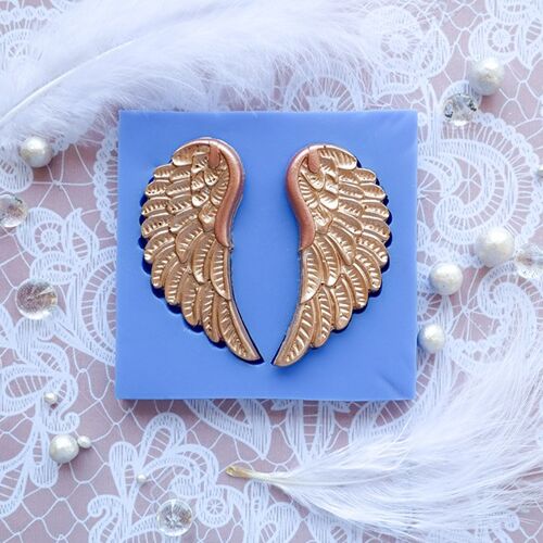 Crystal Candy Valentines Silicon Mould: Angel Wings