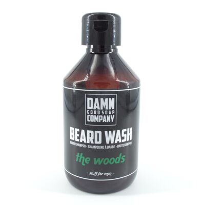 lavar la barba el bosque