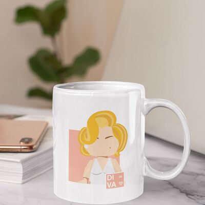 Ceramic mug Collection # 36 Marilyn