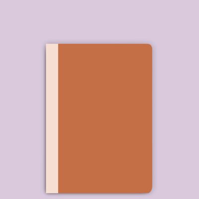 sous-bois - Notebook A6 - ochre rouge
