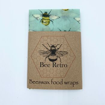 Abeilles - Paquet moyen de trois enveloppes de cire d'abeille 6