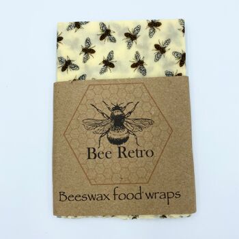 Abeilles - Paquet moyen de trois enveloppes de cire d'abeille 10