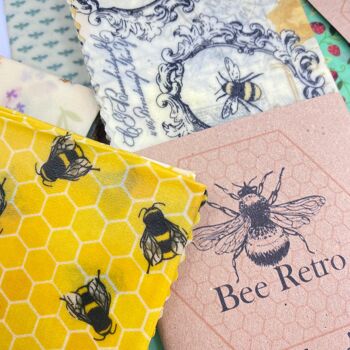 Abeilles - Paquet moyen de trois enveloppes de cire d'abeille 30