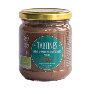 Crème de marrons bio d'Ardeche- Nature - 6x250g