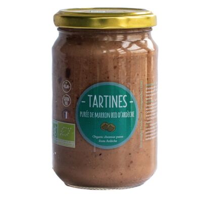 Purée de marrons bio d'Ardeche - sans sucre ajouté - 6x320g