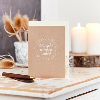 Greeting card - wishes come true