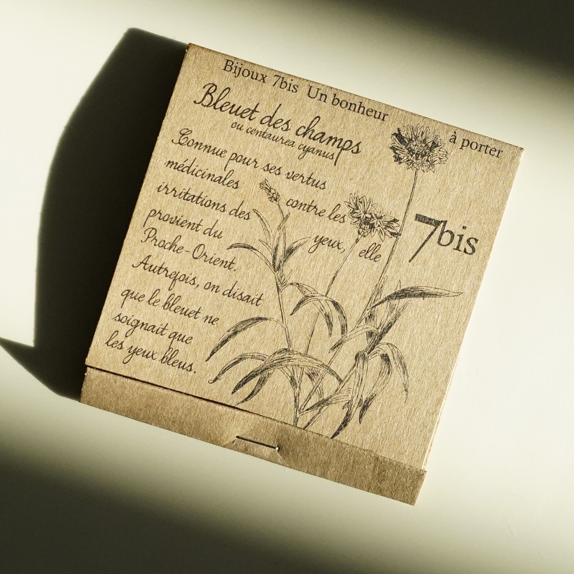 Bracciale a catena in acciaio grigio cotone infusione fiordaliso