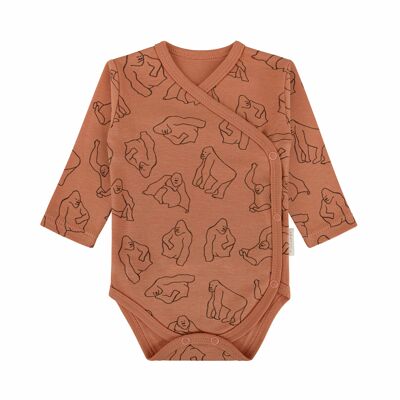 Monkey bodysuits long sleeve