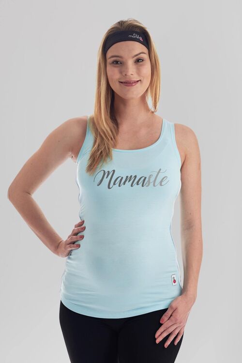 Mamaste Maternity Yoga Top - Light Blue