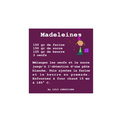 Magnet Madeleines