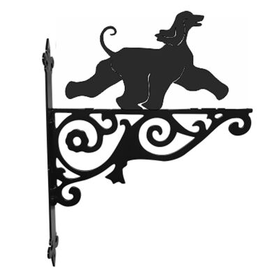 Afghan Hound Ornamental Hanging Bracket