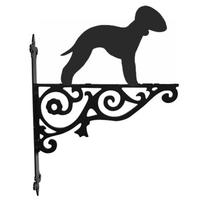 Staffa d'attaccatura ornamentale di Bedlington Terrier