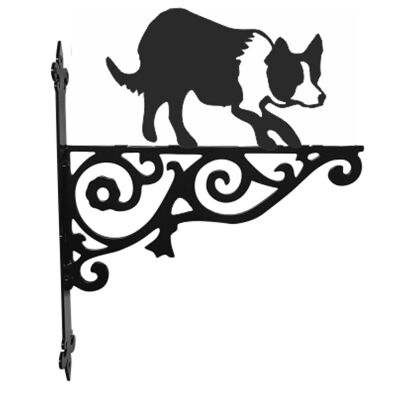 Border Collie Ornamental Hanging Bracket